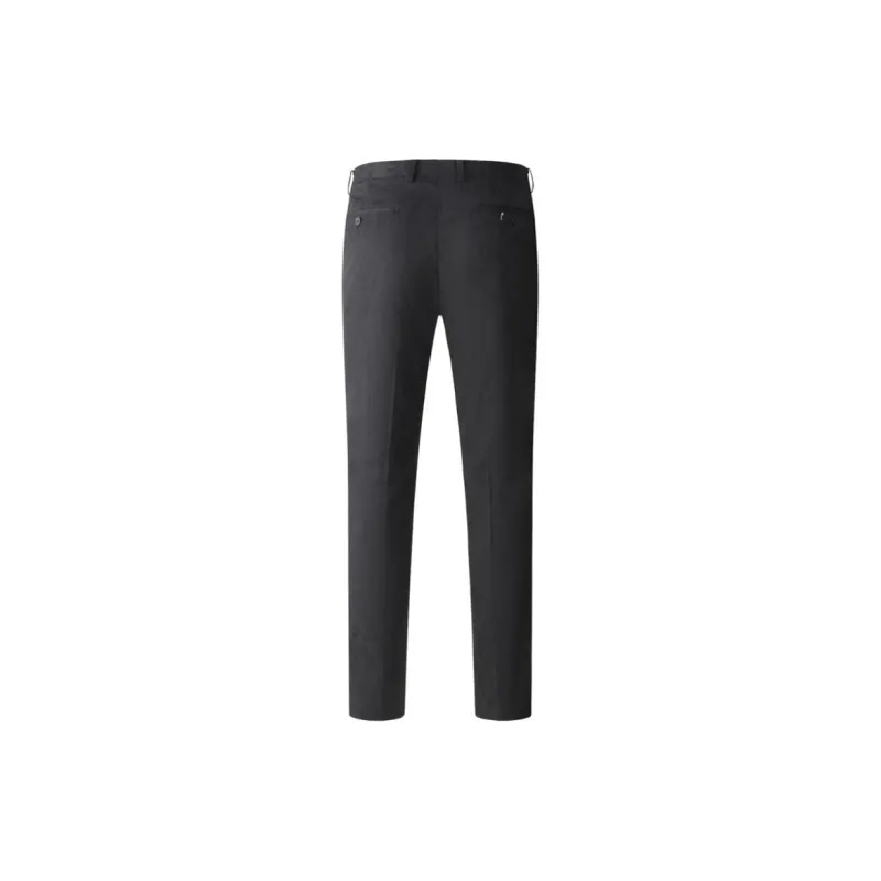 RARE Suit Trousers Men Black-1