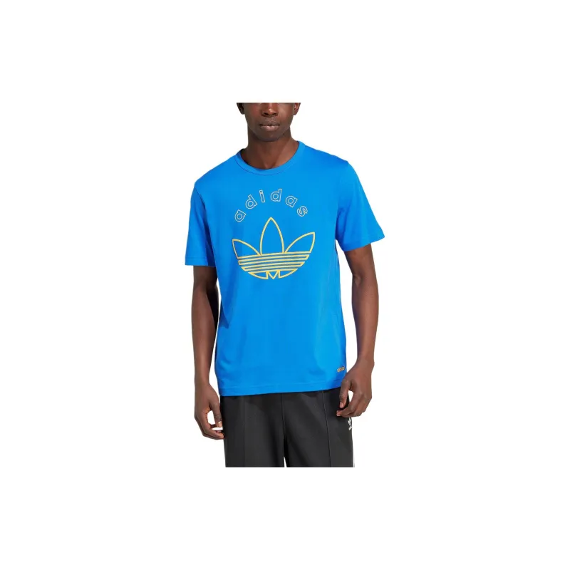 Adidas T-Shirts Men Blue-1