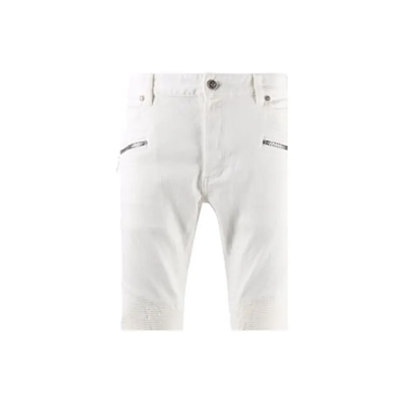 BALMAIN Jeans Men White-4