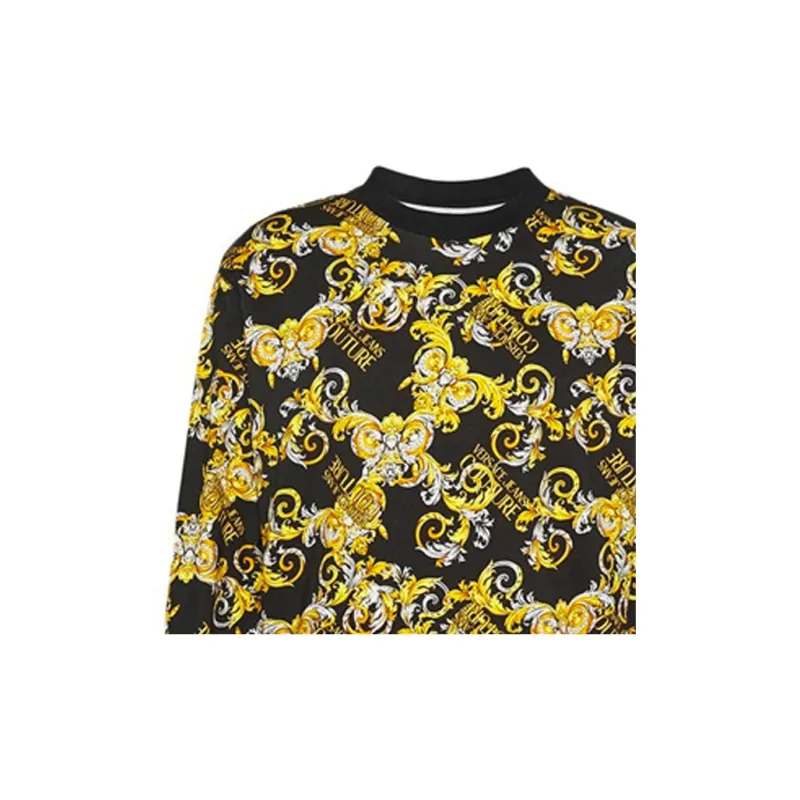 VERSACE JEANS COUTURE Sweatshirt Men's Yellow-4