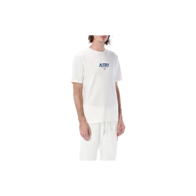 AUTRY Logo Printed Crewneck T-Shirt-4