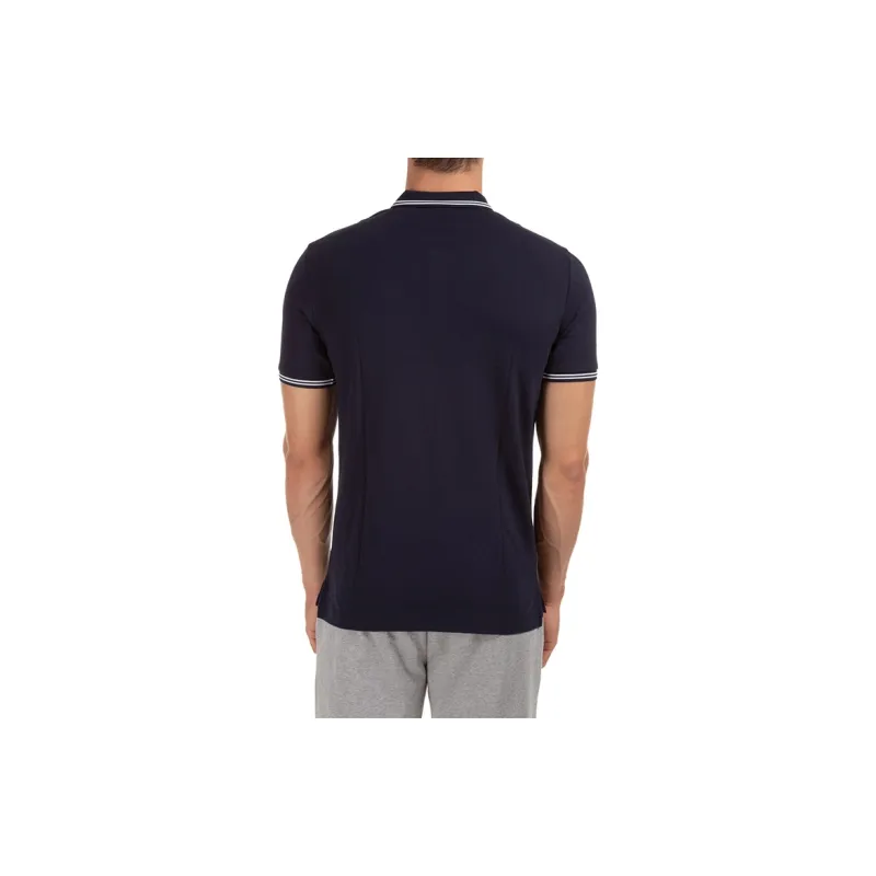EMPORIO ARMANI Polo Shirts Men Navy Blue-5