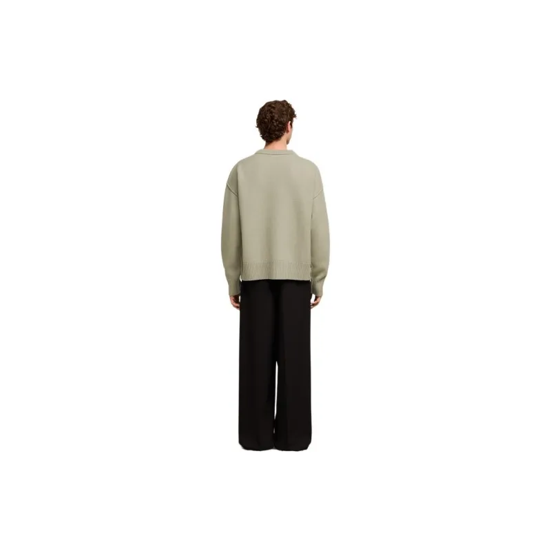 AMIPARIS Paris Ami De Coeur Logo Intarsia Knitted Cardigan-3