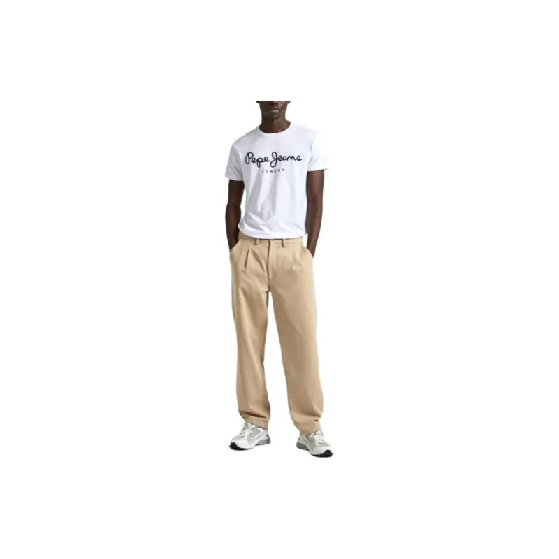 Pepe Jeans T Shirts Men White-3