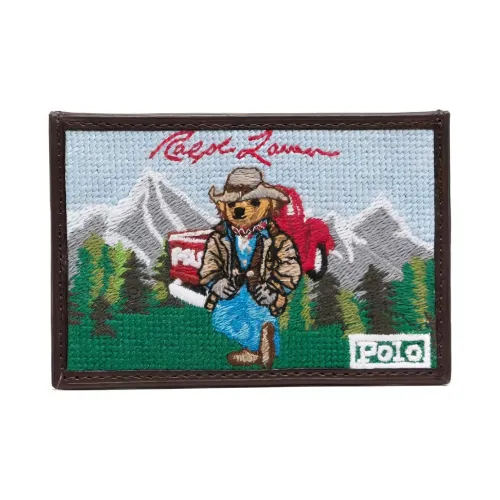 Polo Ralph Lauren Recycled Polyester Card Clip Card Holder Men's Multicolor