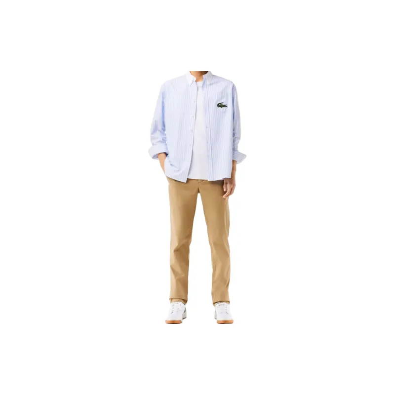 LACOSTE Casual Pants Men's Beige-1