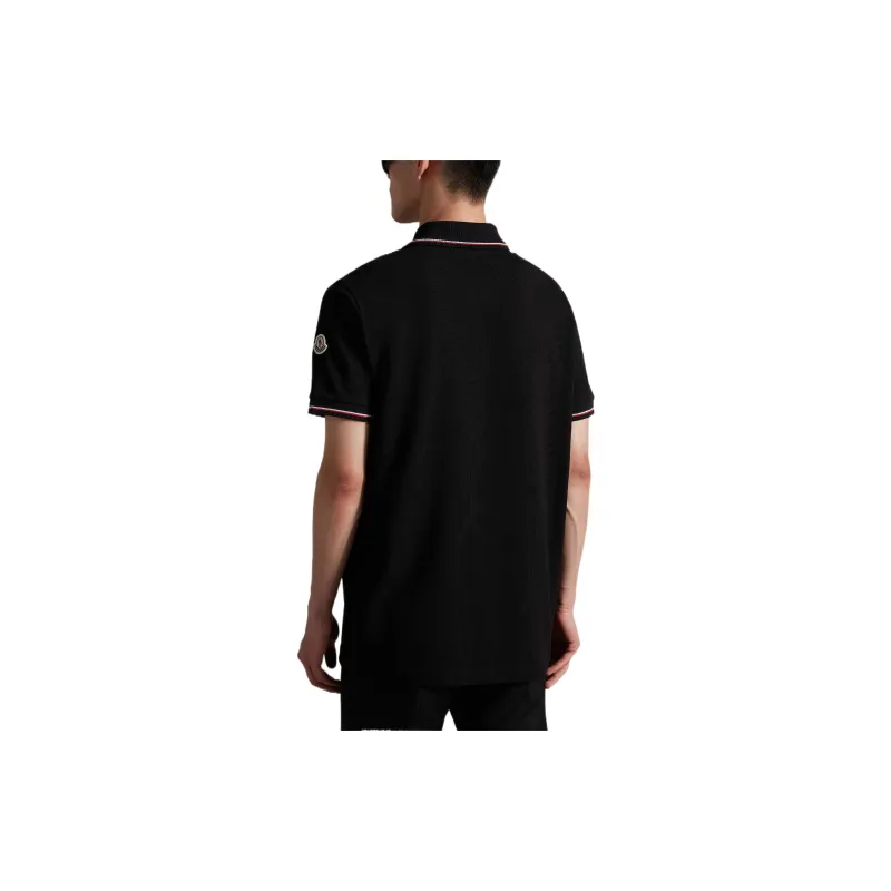 Moncler FW22 Polo Shirts Men Black-3