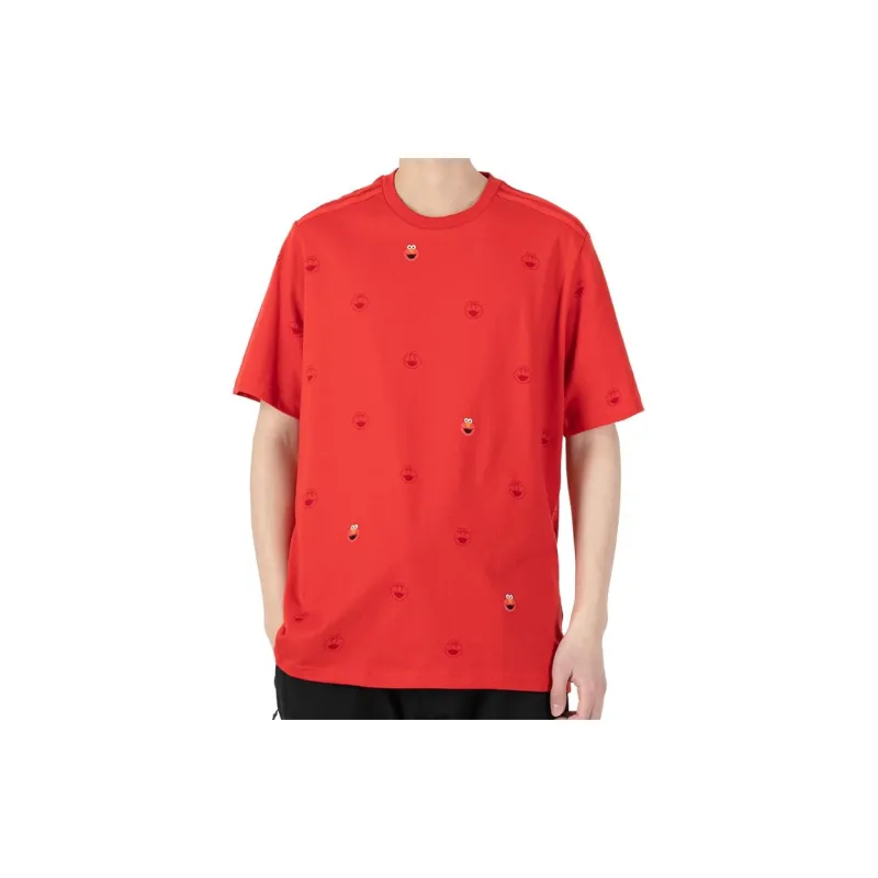 Adidas Neo Sesame Street Co branded Collection T Shirt Men's Red-2