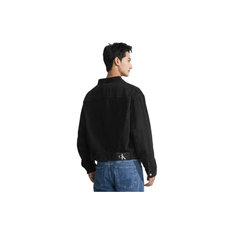 CALVIN KLEIN Denim Jacket Men's Denim Black-2