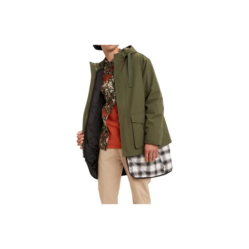 Levis Jackets Men Forest Night Green-1