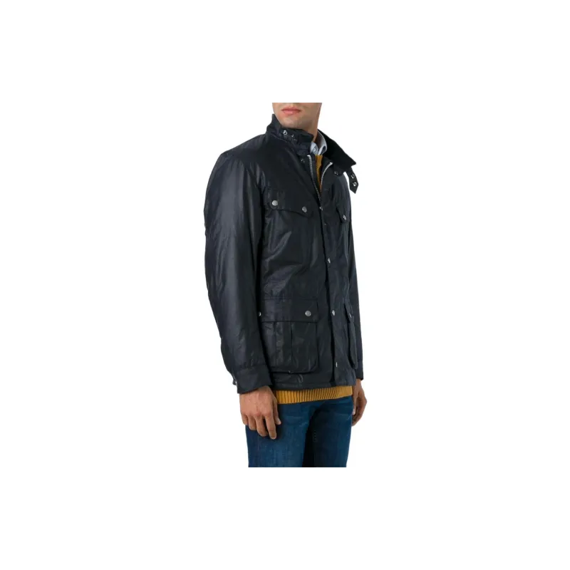 BARBOUR Duke Cotton Wax Jacket-4