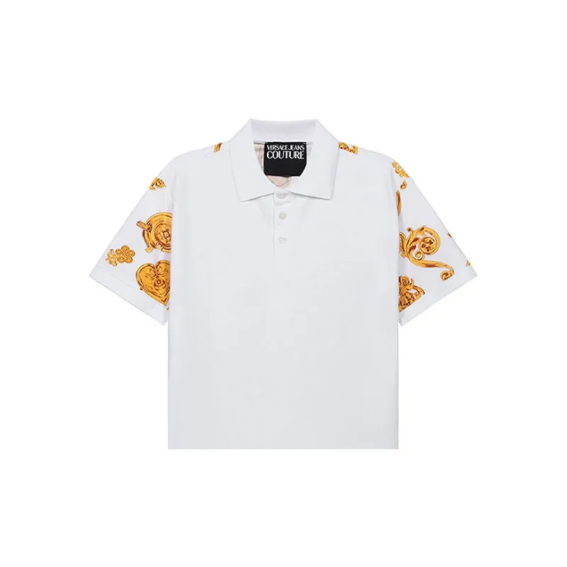 VERSACE JEANS COUTURE Polo Shirts Men White-3