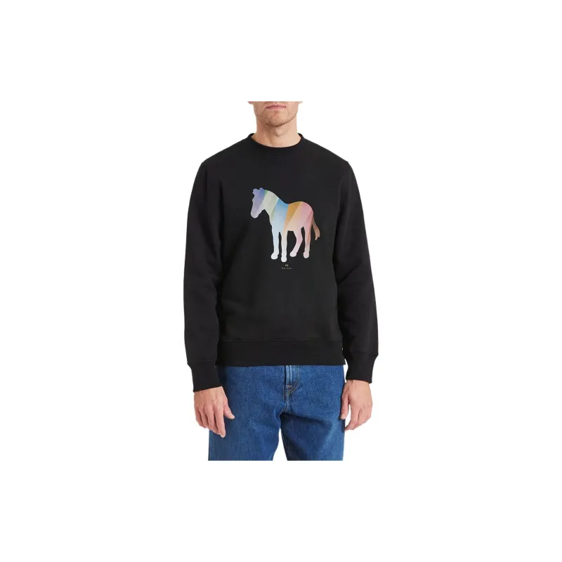 Paul Smith Zebra Print Crewneck Sweatshirt-2