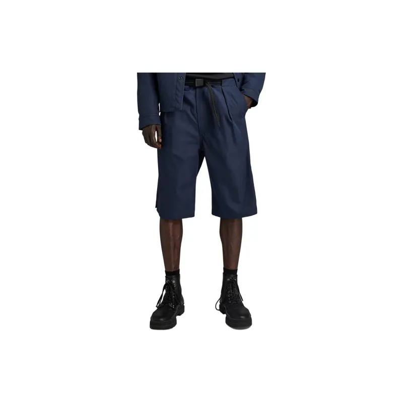 G STAR RAW Casual Shorts Men's Navy Blue-1