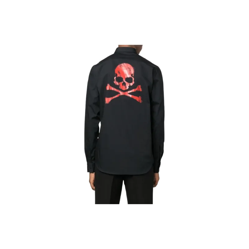 PHILIPP PLEIN Logo plaque Detail Shirt-1