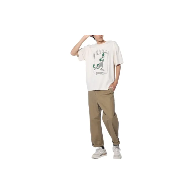 PUMA T Shirts Men Beige-5