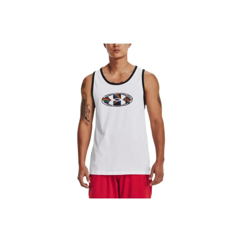 Under Armour Tank Tops Men's White-4