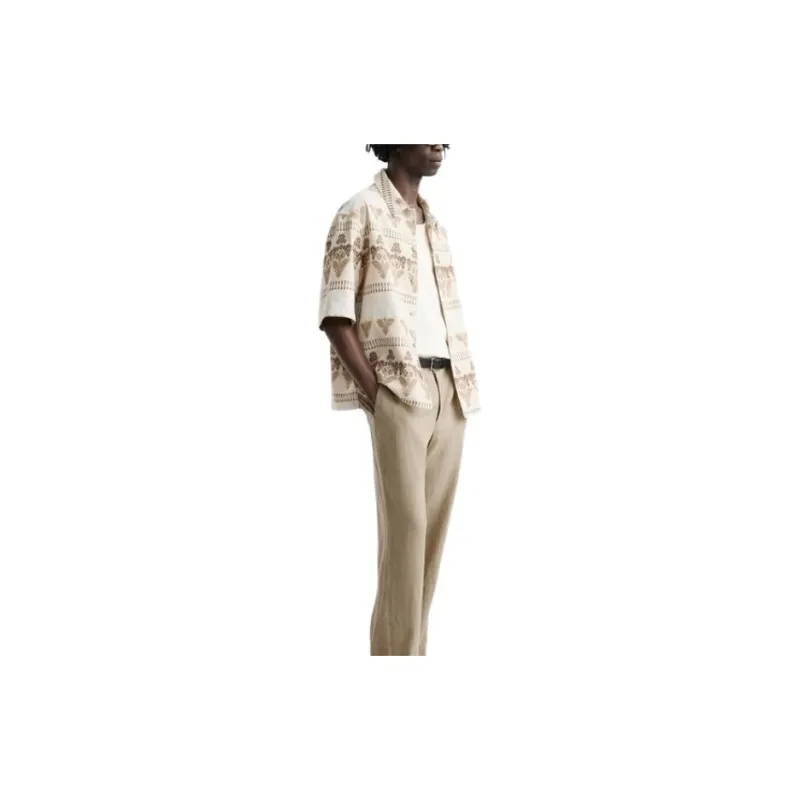 ZARA Shirts Men Beige-4