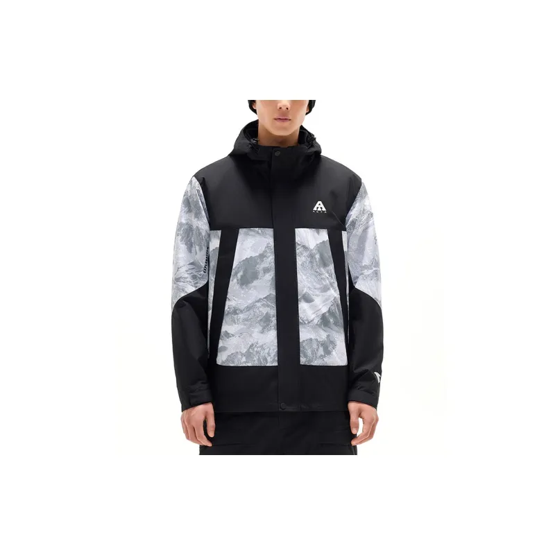 Anta Jacket Men's Basic Black/Pure White-1