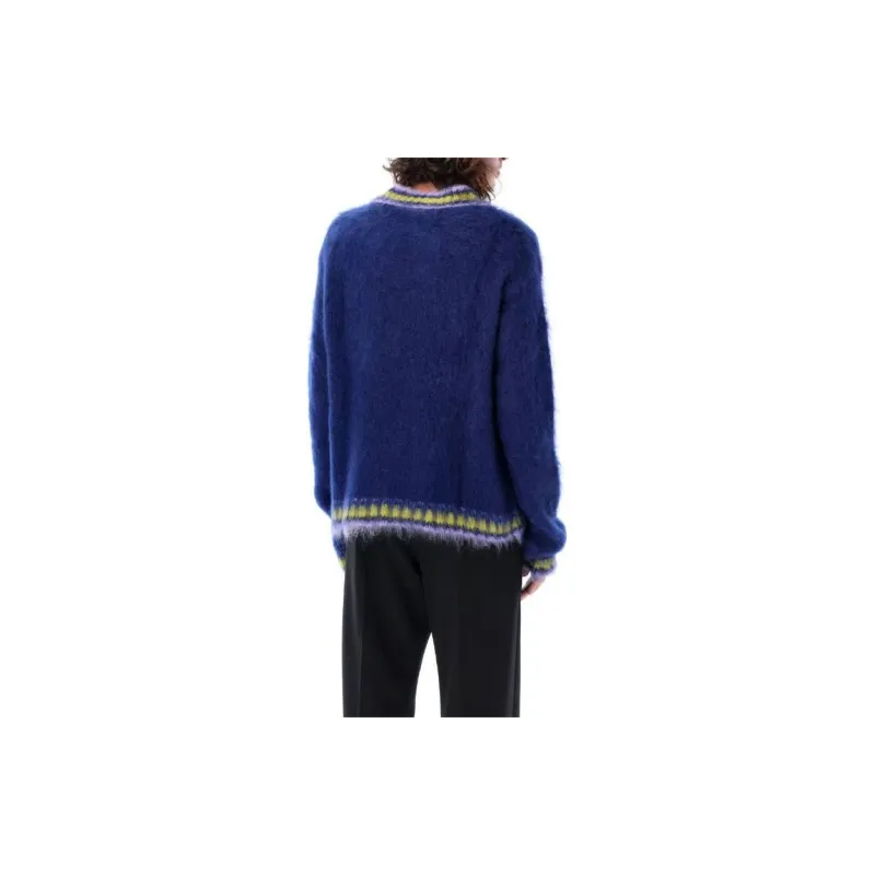 MARNI X Fuzzy Wuzzy Mohair Knit Top-2