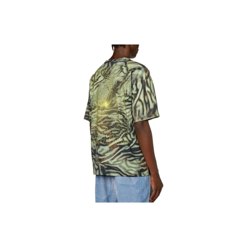 DIESEL T-Shirt Men's Dark Green-2