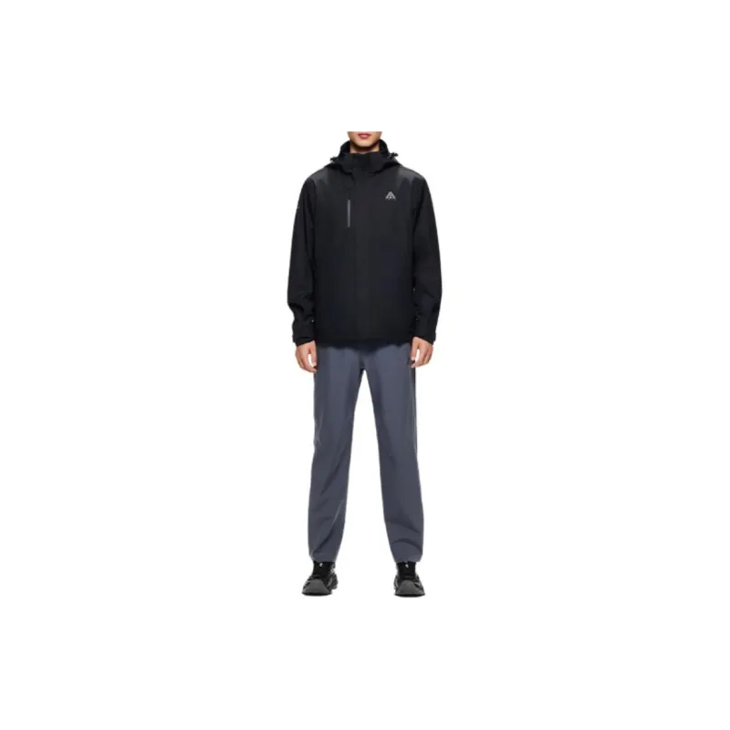 Anta Windbreaker Jacket Men's Black-2
