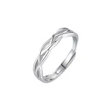 Blue Silk Butterfly Ring Men's