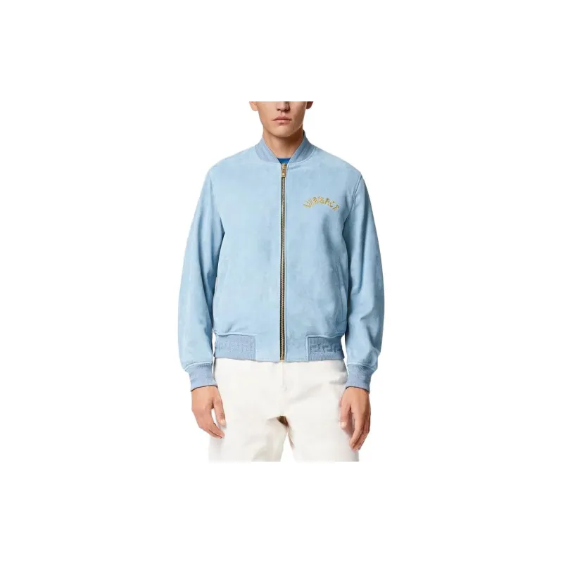 VERSACE SEASHELL BAROQUE Jackets Men Light Blue-2
