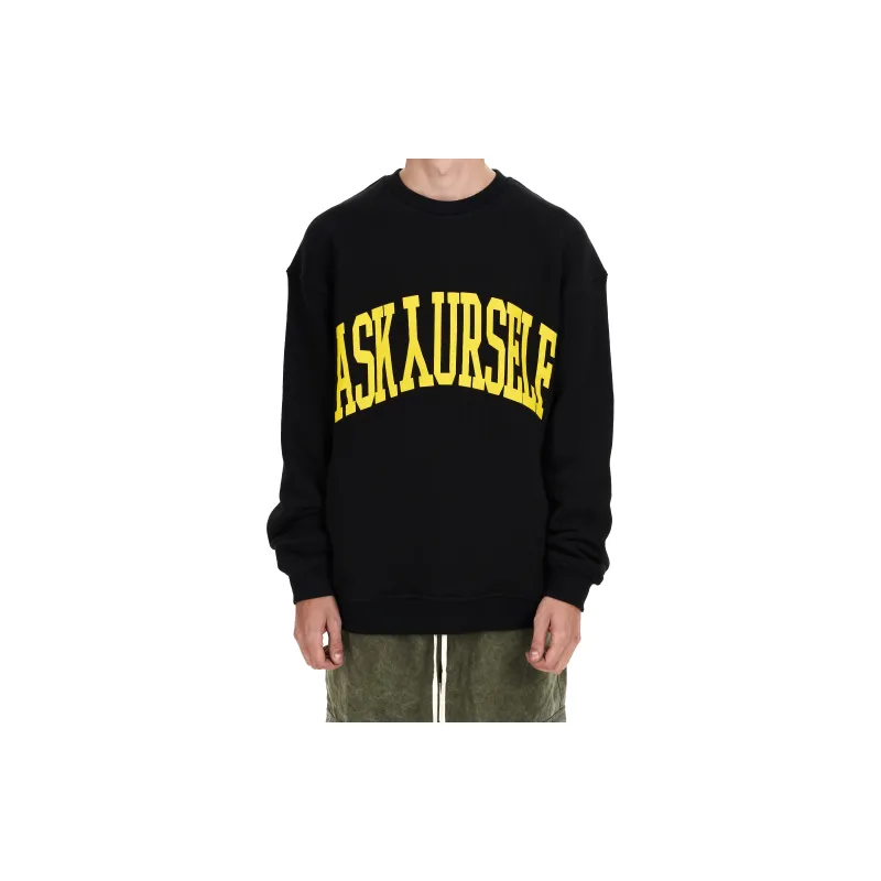 Askyurself Sweatshirt Unisex Black-2