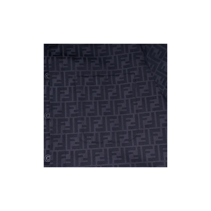 FENDI Shirts Men Black-5