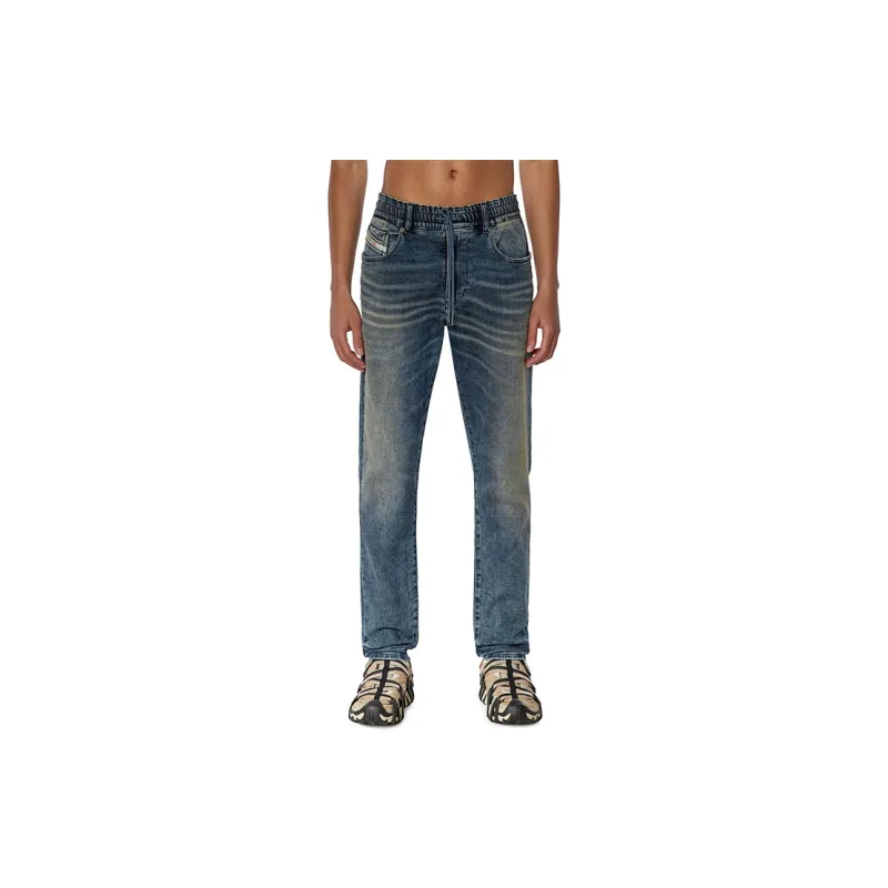 DIESEL D-Strukt Mid Rise Tapered Leg Jeans-2
