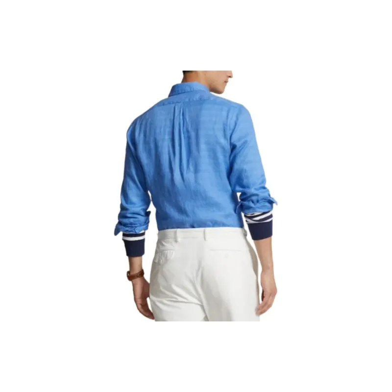 Polo Ralph Lauren Polo Pony embroidered Linen Shirt-3