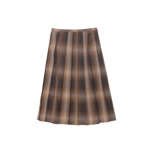 LOW CLASSIC Casual Long Skirts Women's Brown