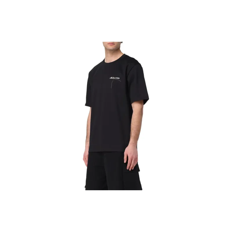 FENDI Logo Embroidered Crewneck T Shirt-5