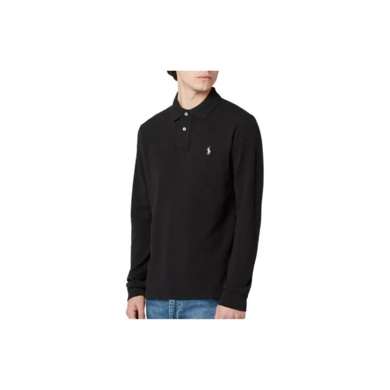 Polo Ralph Lauren Pony Embroidered Long Sleeved Polo Shirt-2
