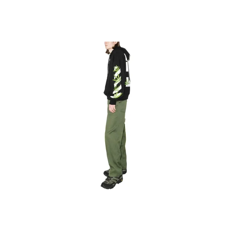 OFF WHITE Weed Arrows Oversized Hoodie-3