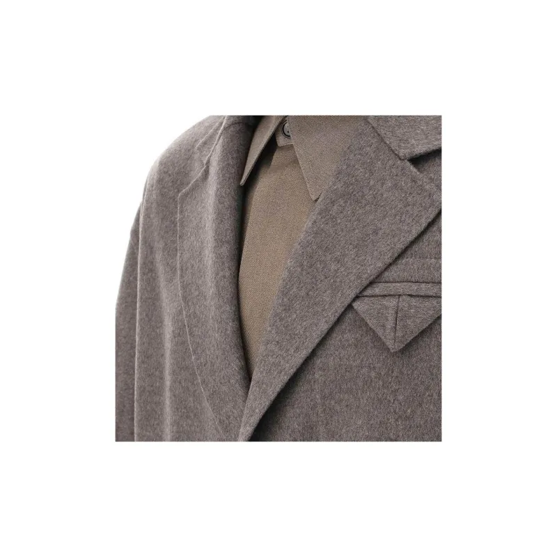 Bottega Veneta SS24 Coat Men's Gray-4