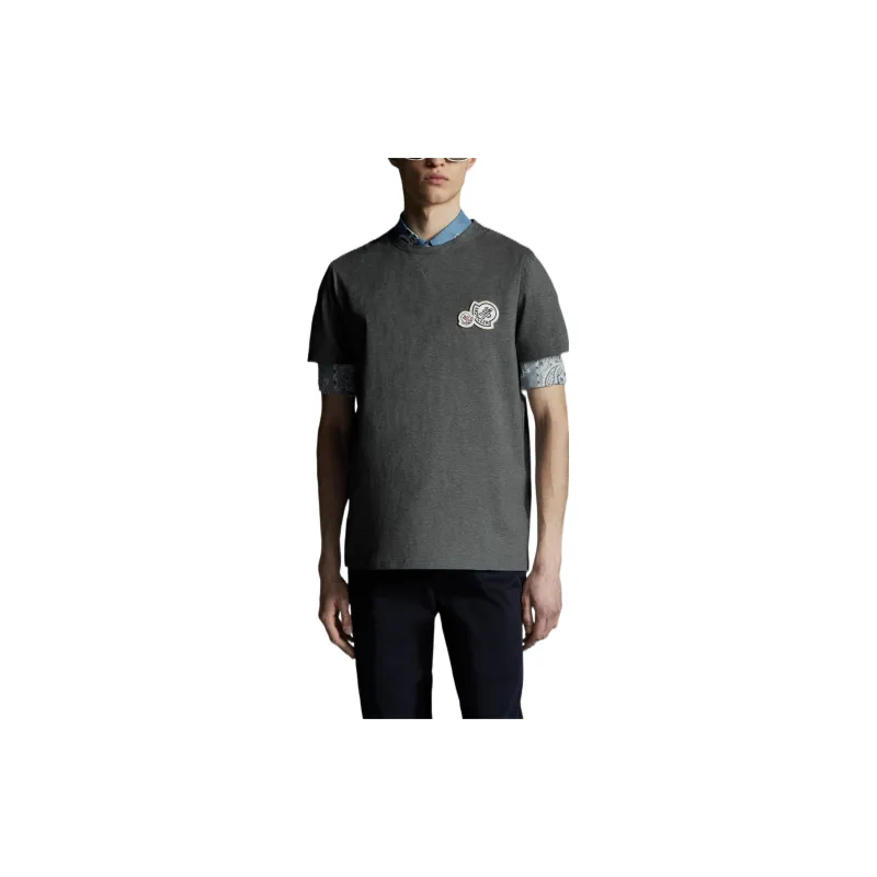 Moncler FW22 T Shirt Men's Gray-1