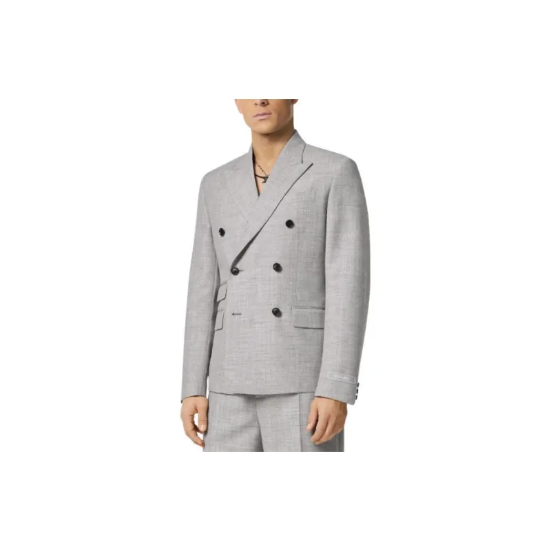 VERSACE Double Breasted Tailored Blazer-3