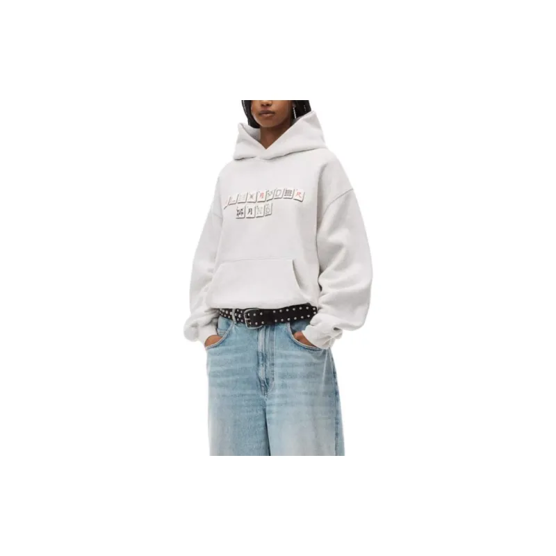 Alexander Wang Sweatshirts Unisex Heather Gray-3
