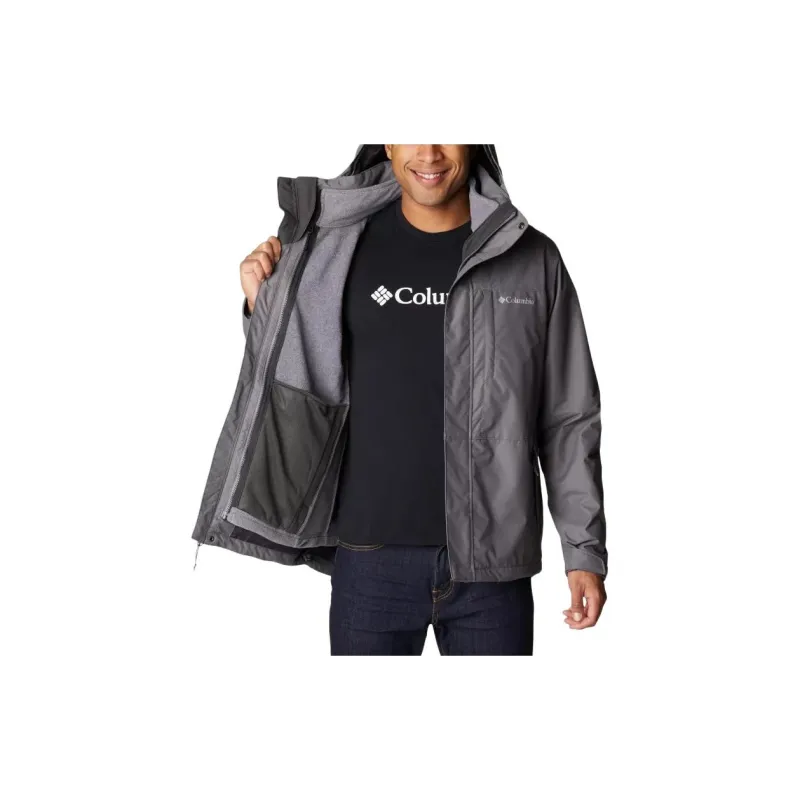 Columbia Gulfport Windbreaker Jackets Men Dark Gray-5