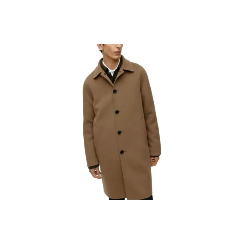 ARKET Coats Men Dark Camel-1