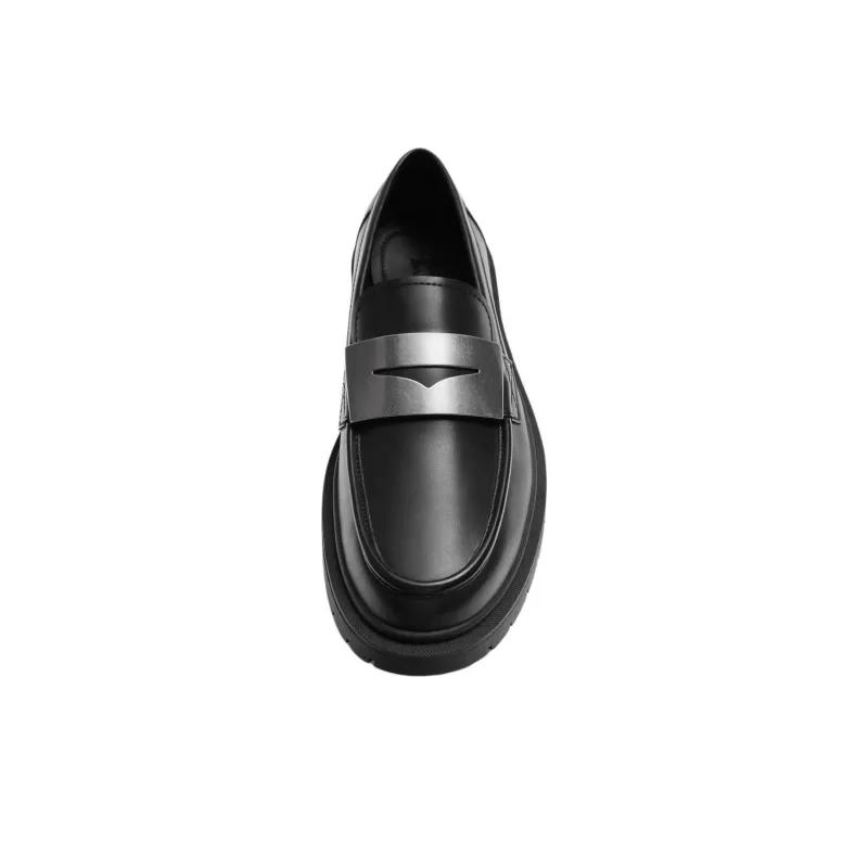 ZARA Loafers Men Black-3