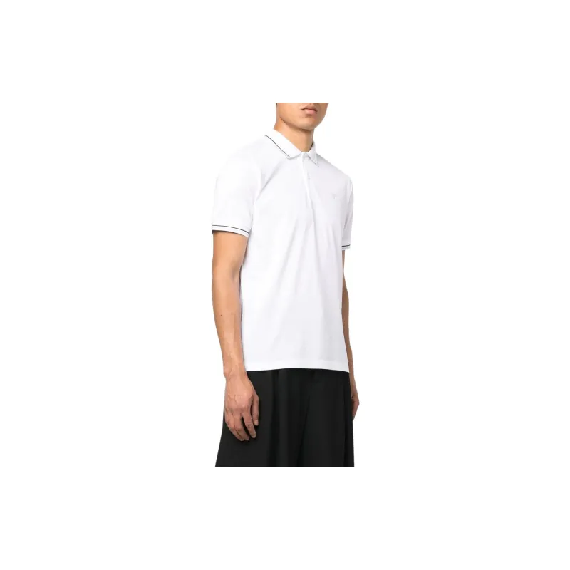 PRADA Polo Shirts Men White-3