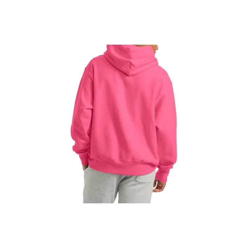 Champion Hooded Loose Fit Regular Sweatshirt US Version Unisex Pink-3