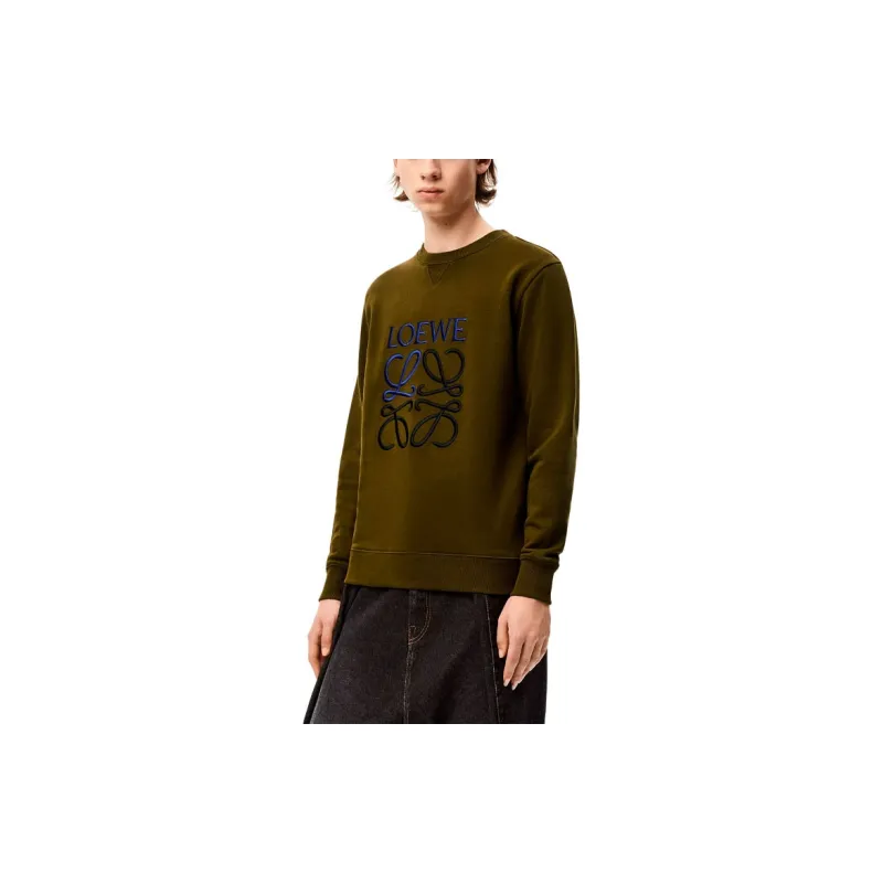 LOEWE Sweatshirt Men's Khaki Green-1