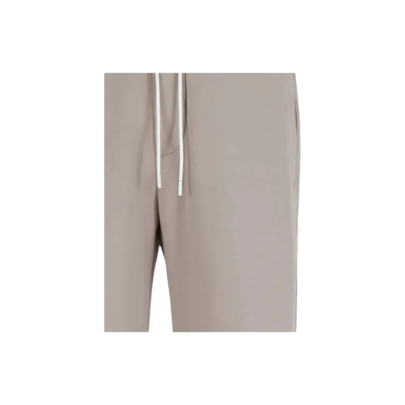 EMPORIO ARMANI Double jersey Joggers With Drawstring And Logo Tape-2