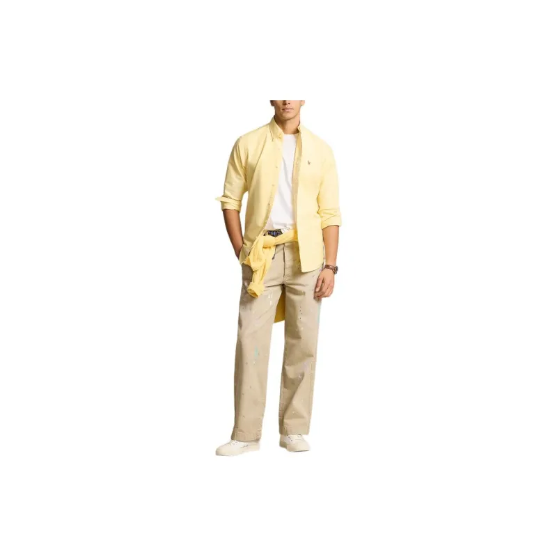 Polo Ralph Lauren SS24 Shirt Men's Yellow-2
