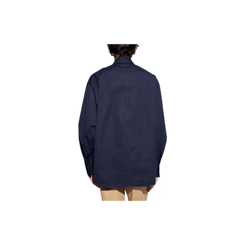 Ferragamo Classic-collar Cotton Shirt-3