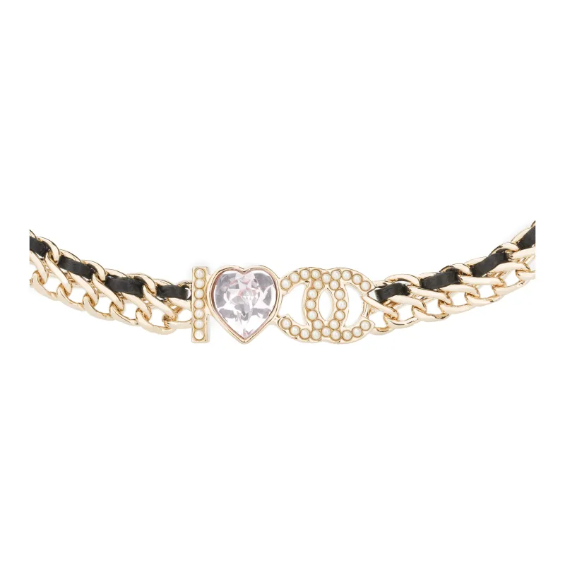 CHANEL Necklaces Women's Gold/Pink-1